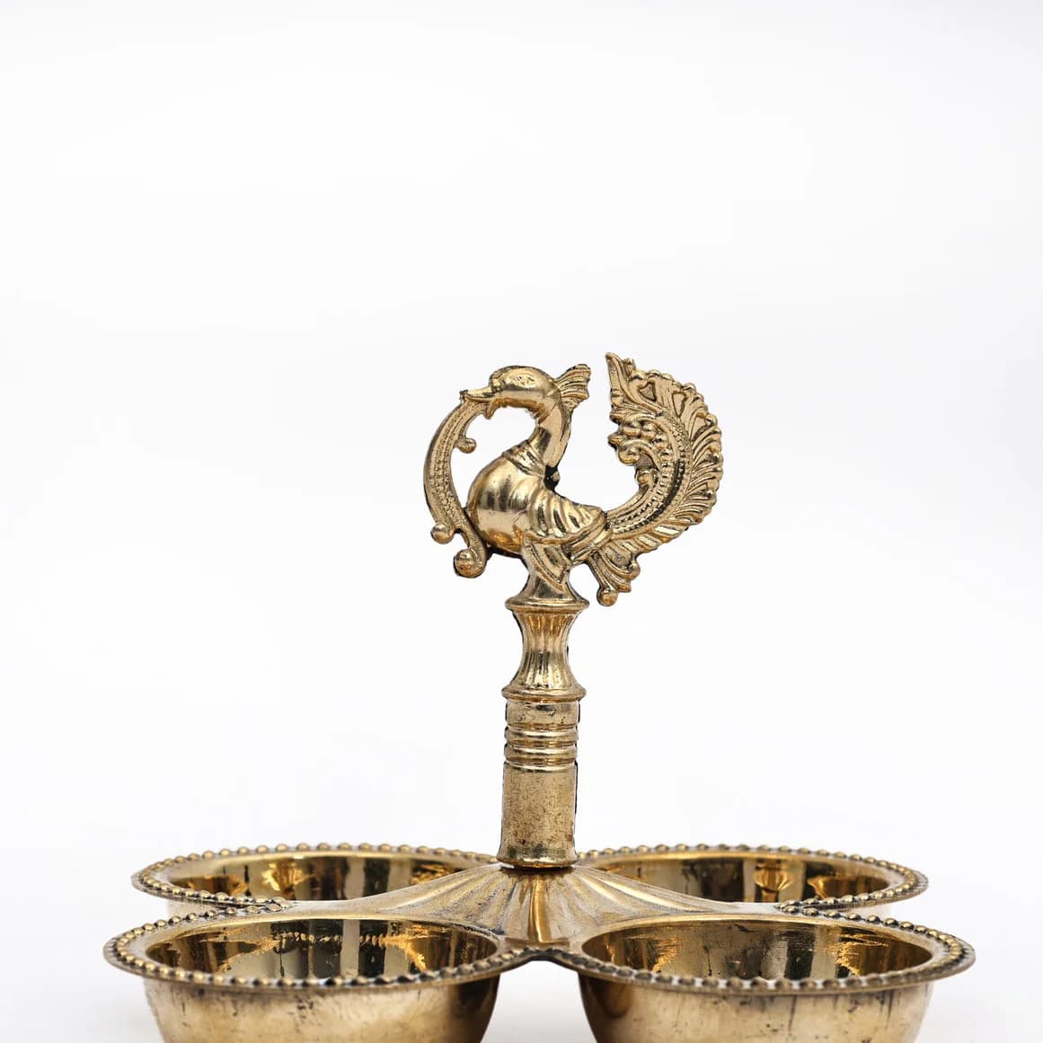 Handcrafted Brass Chopda for Mandir - Multipurpose Pooja Box — 3