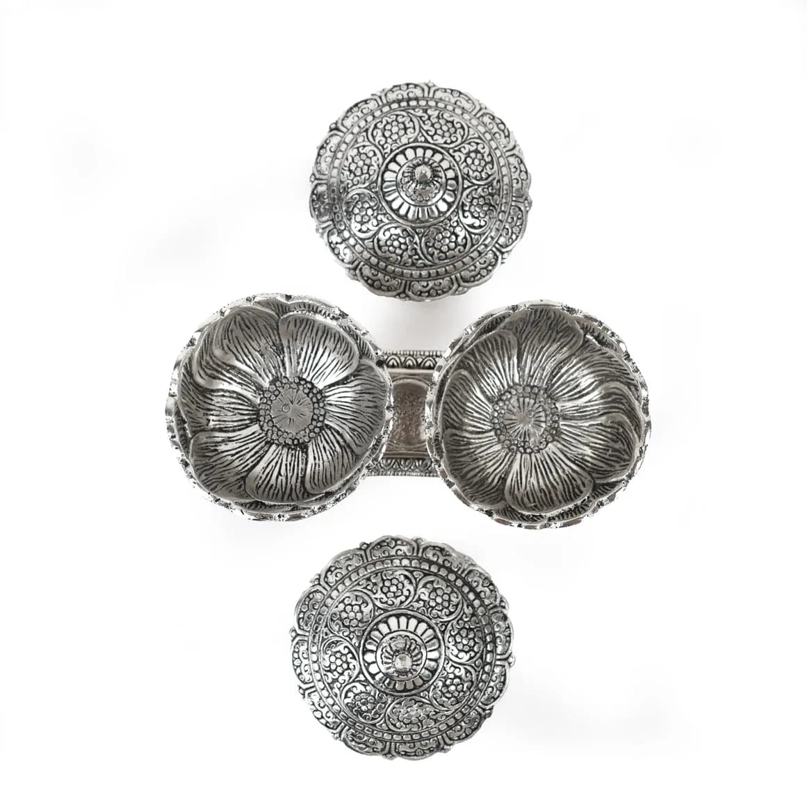 Timeless German Silver Twin Bowl Set — 5