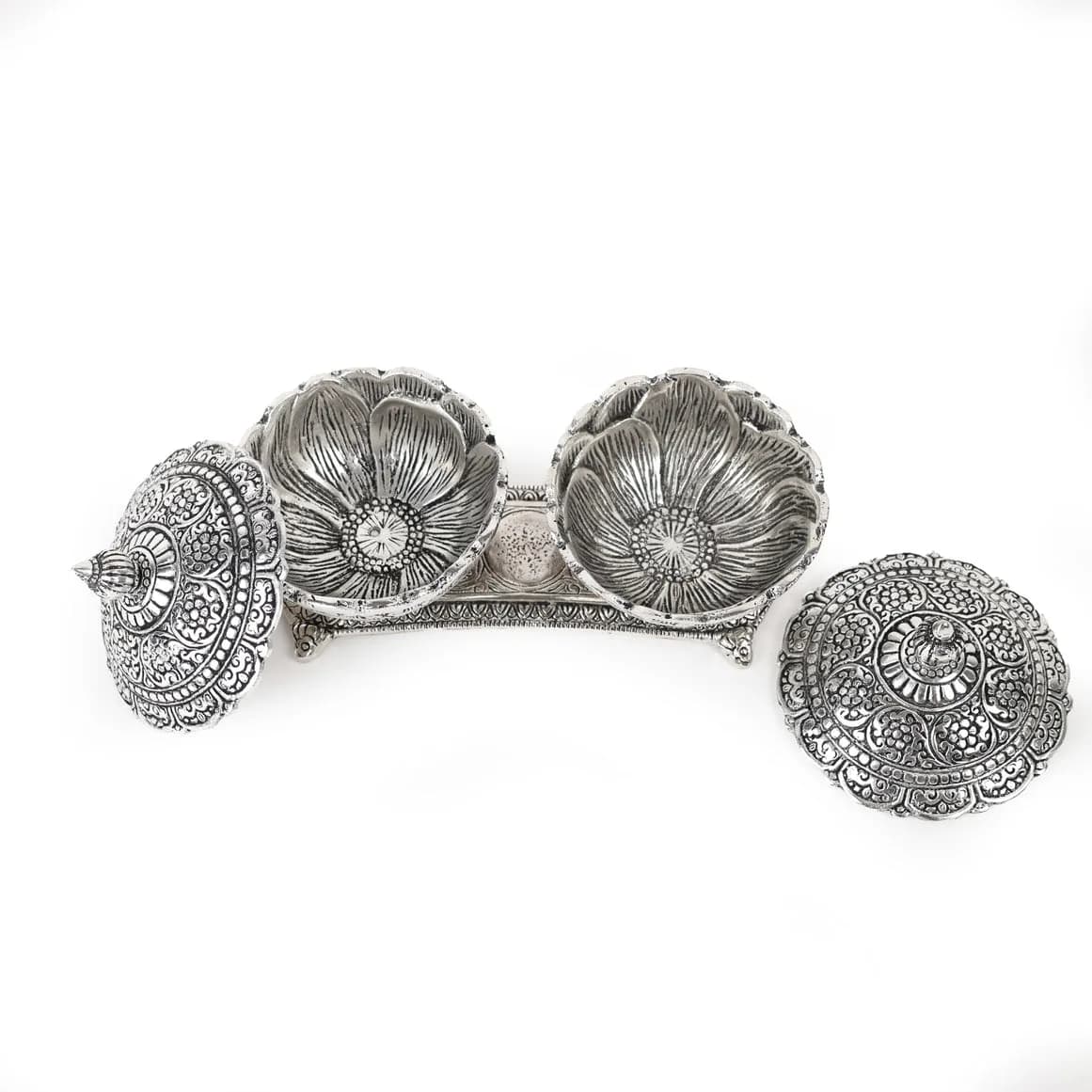 Timeless German Silver Twin Bowl Set — 6